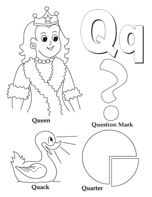 Coloring Pages Letter Q 93