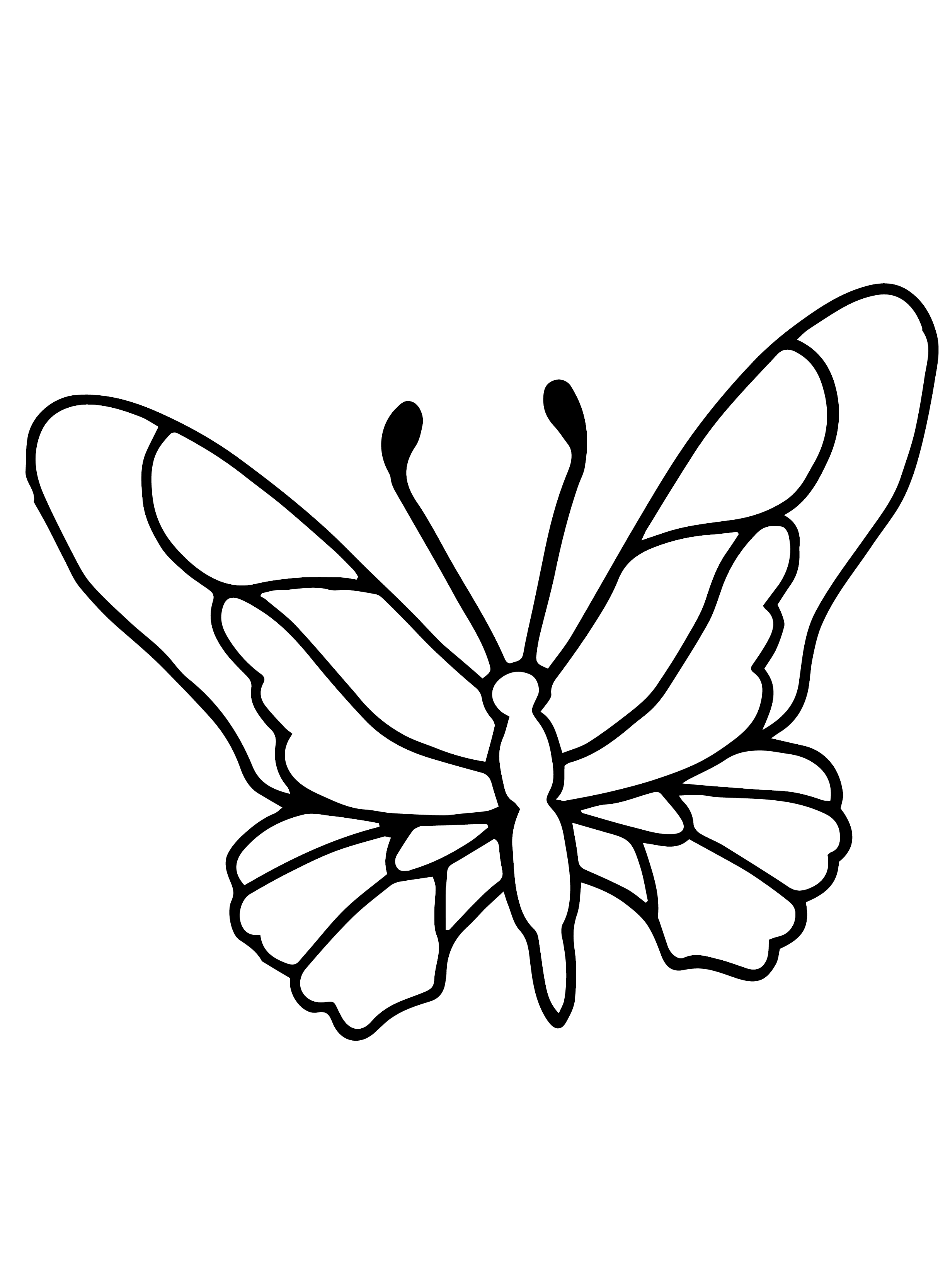 Coloring Picture Of A Butterfly 12