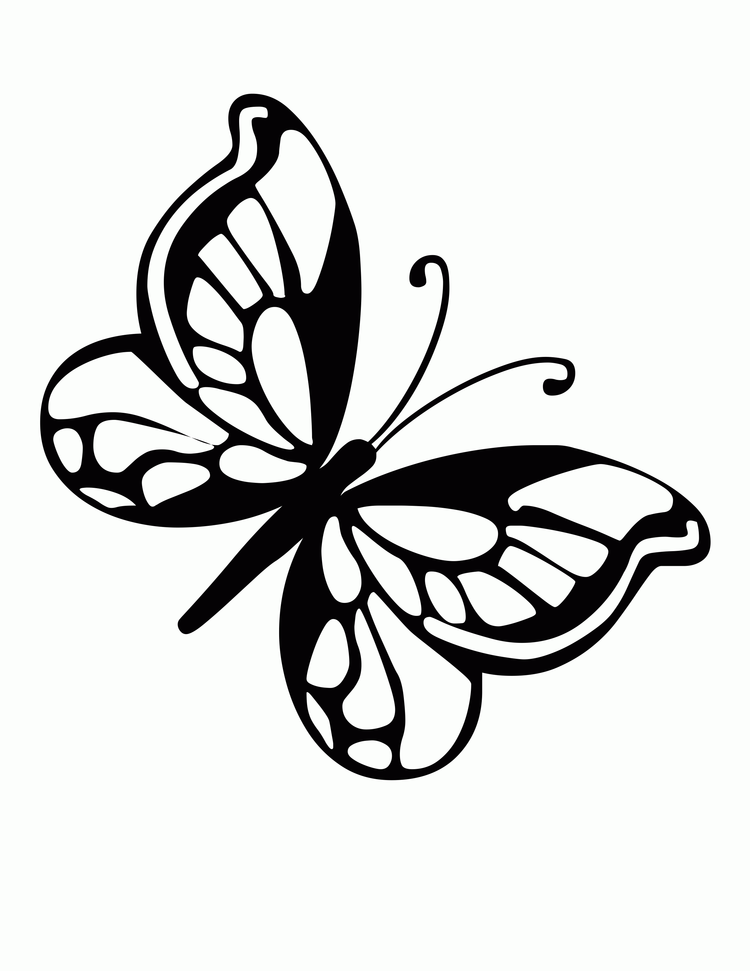 Coloring Picture Of A Butterfly 13