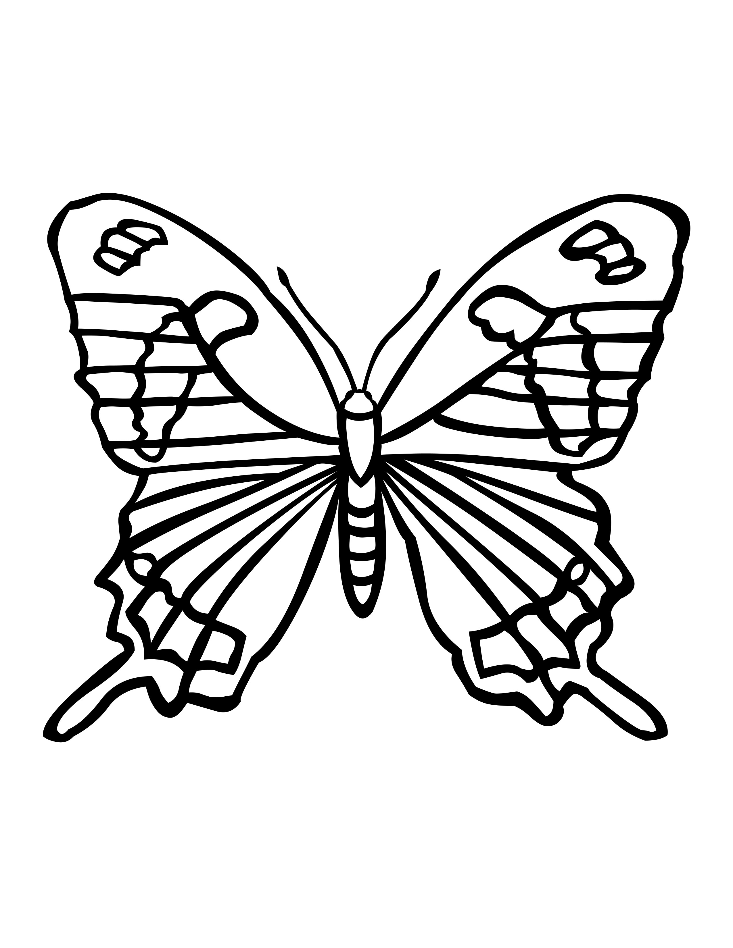 Coloring Picture Of A Butterfly 35