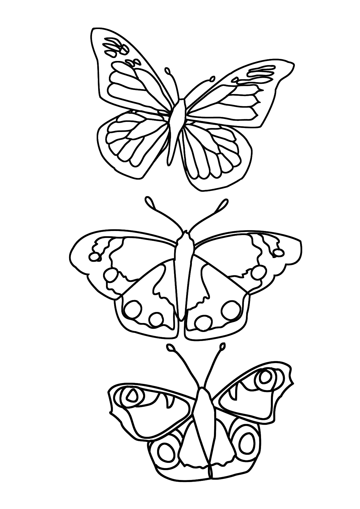 Coloring Picture Of A Butterfly 4