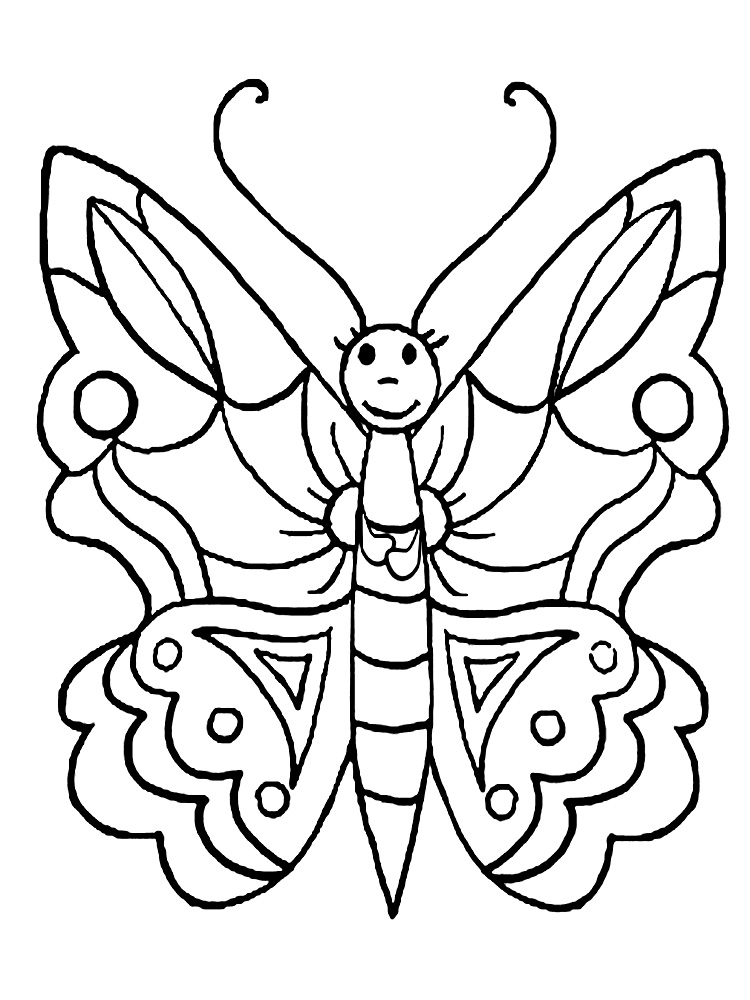 Coloring Picture Of A Butterfly 40