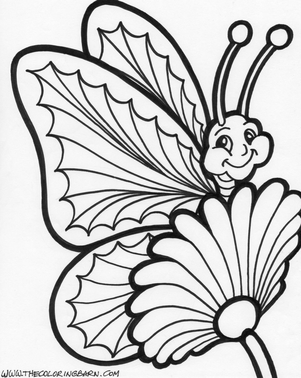 Coloring Picture Of A Butterfly 41