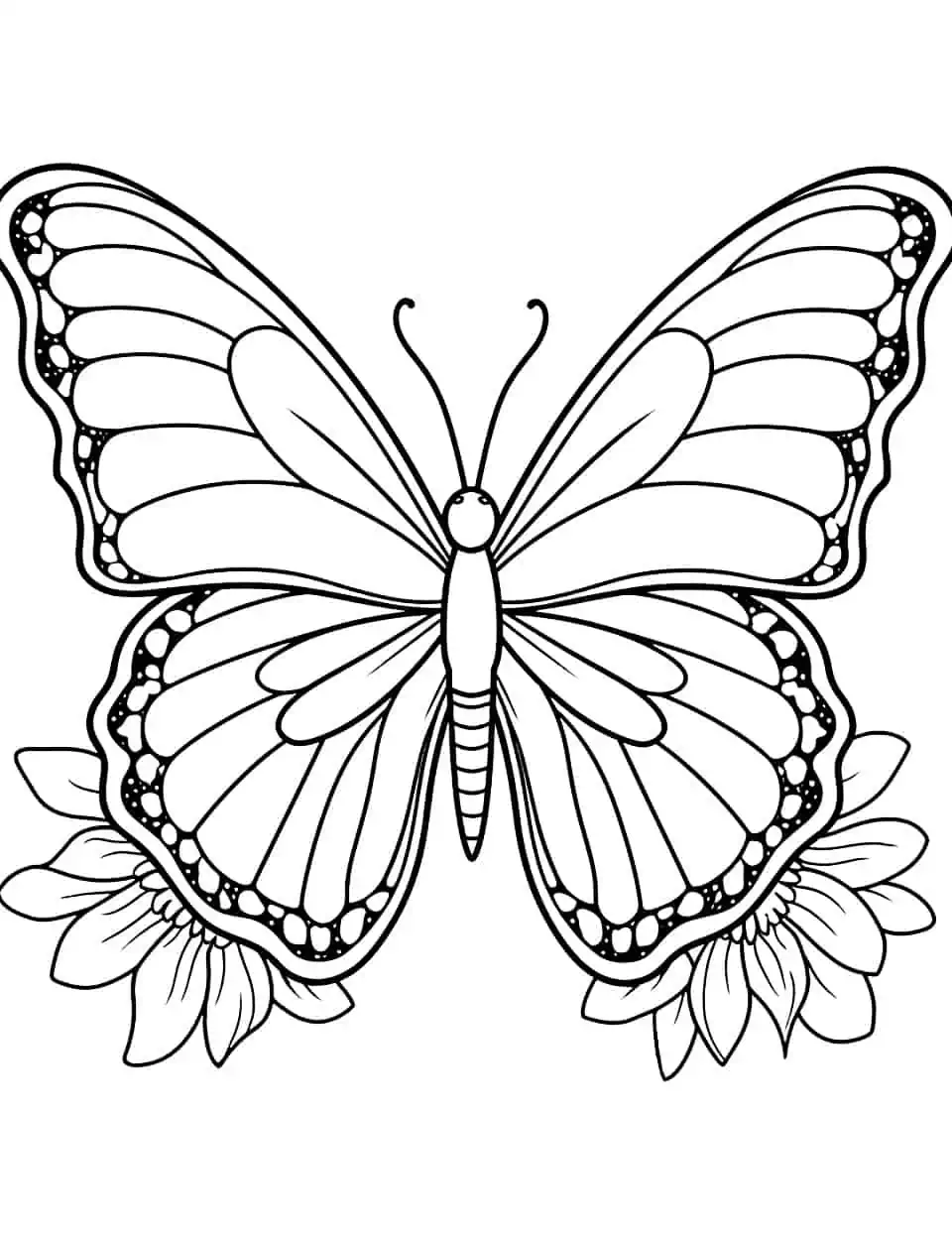 Coloring Picture Of A Butterfly 44