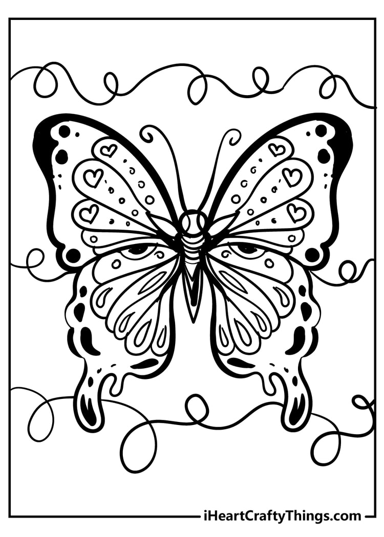 Coloring Picture Of A Butterfly 47