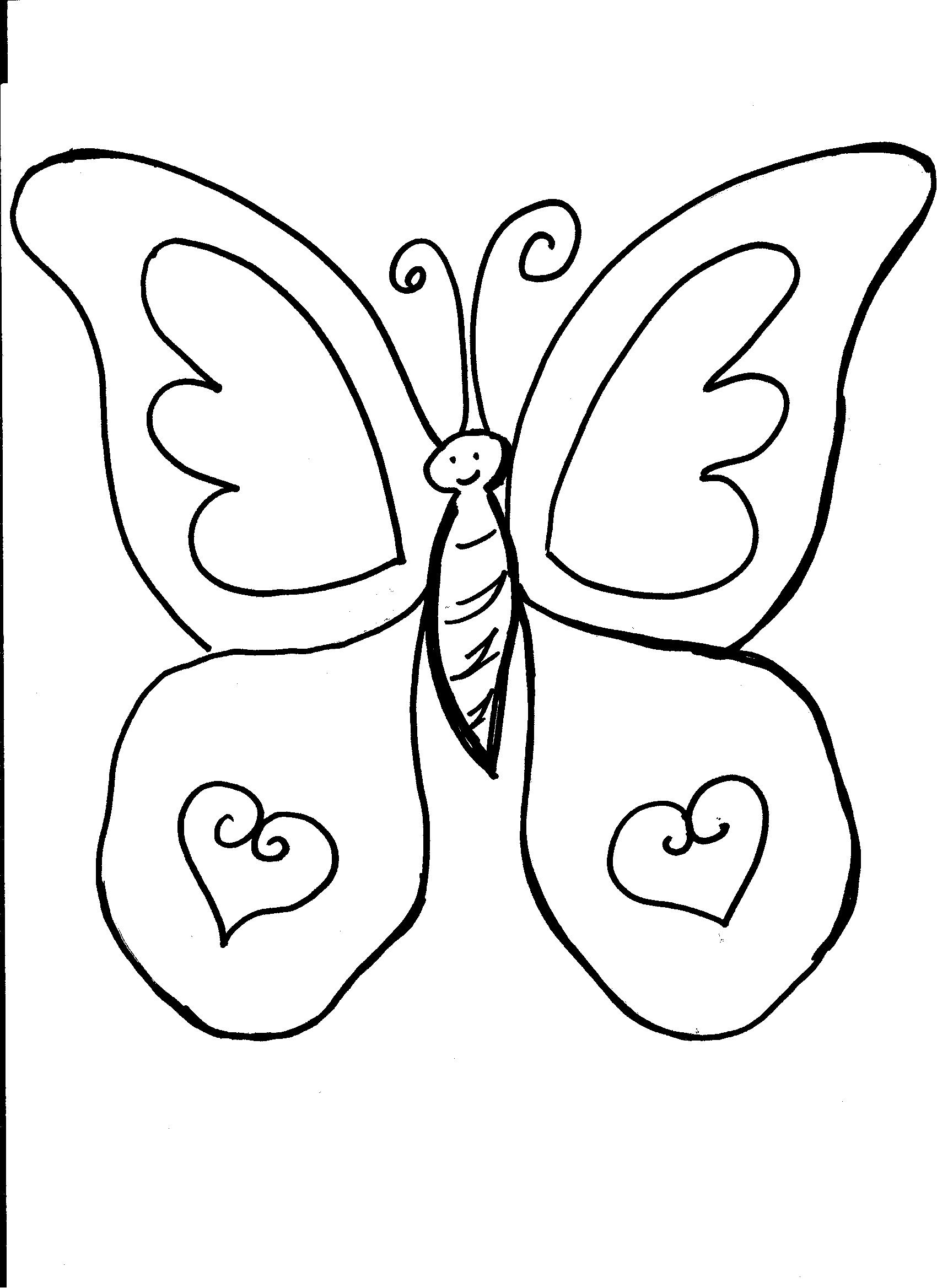 Coloring Picture Of A Butterfly 50