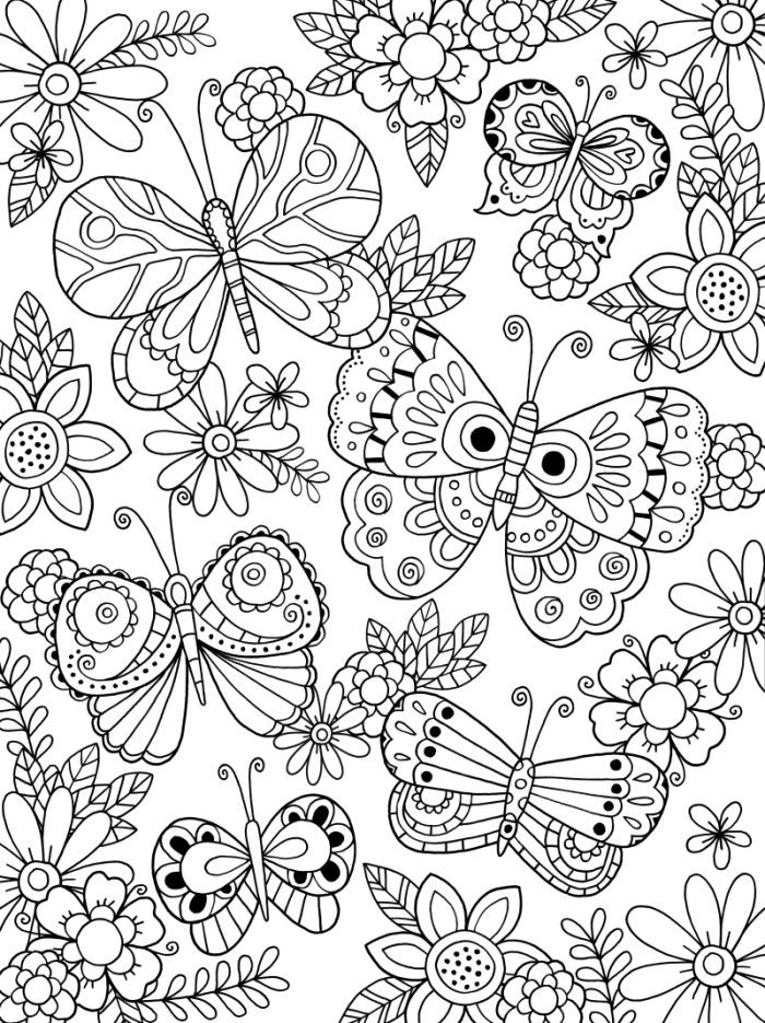 Coloring Picture Of A Butterfly 54