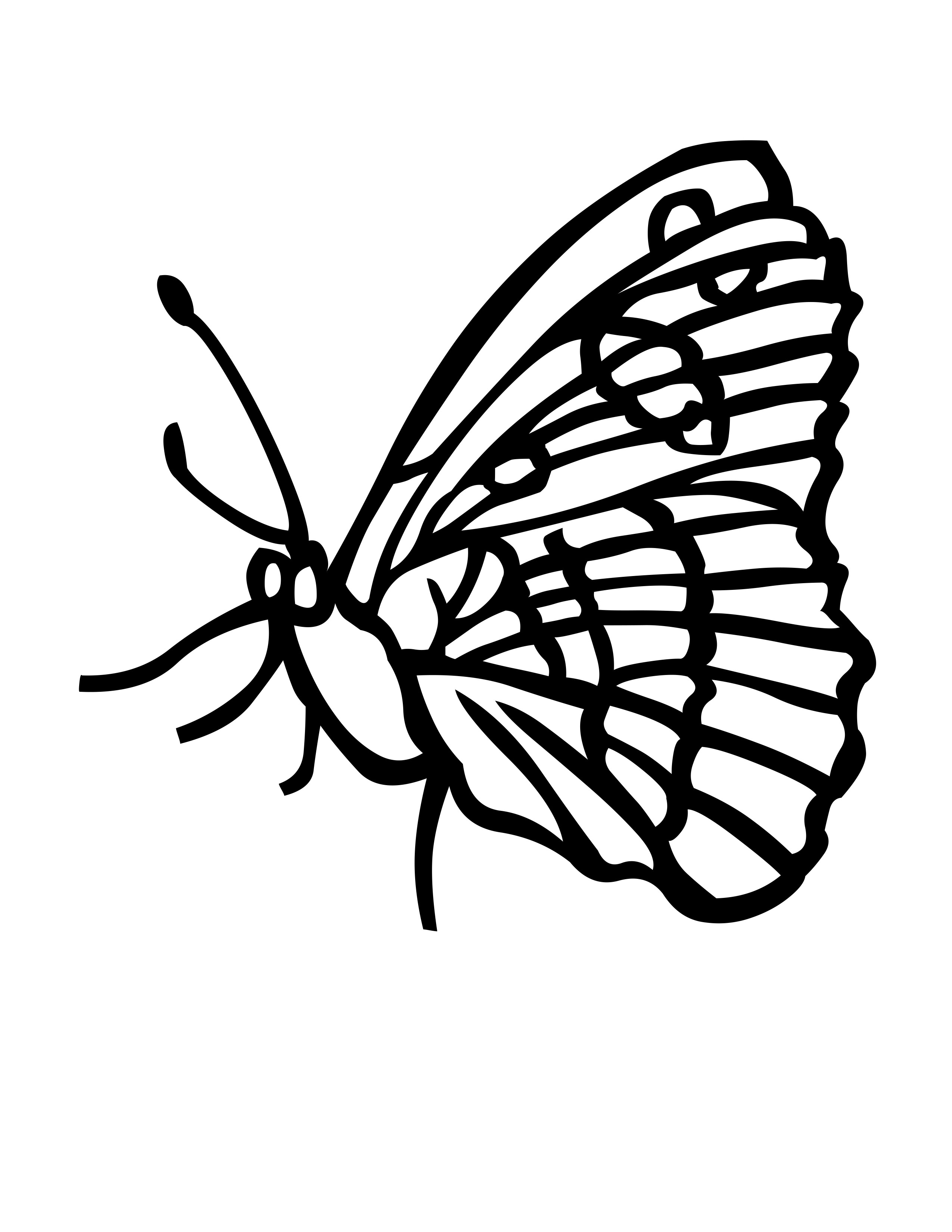 Coloring Picture Of A Butterfly 79