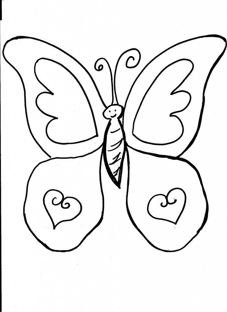 Coloring Picture Of A Butterfly 85