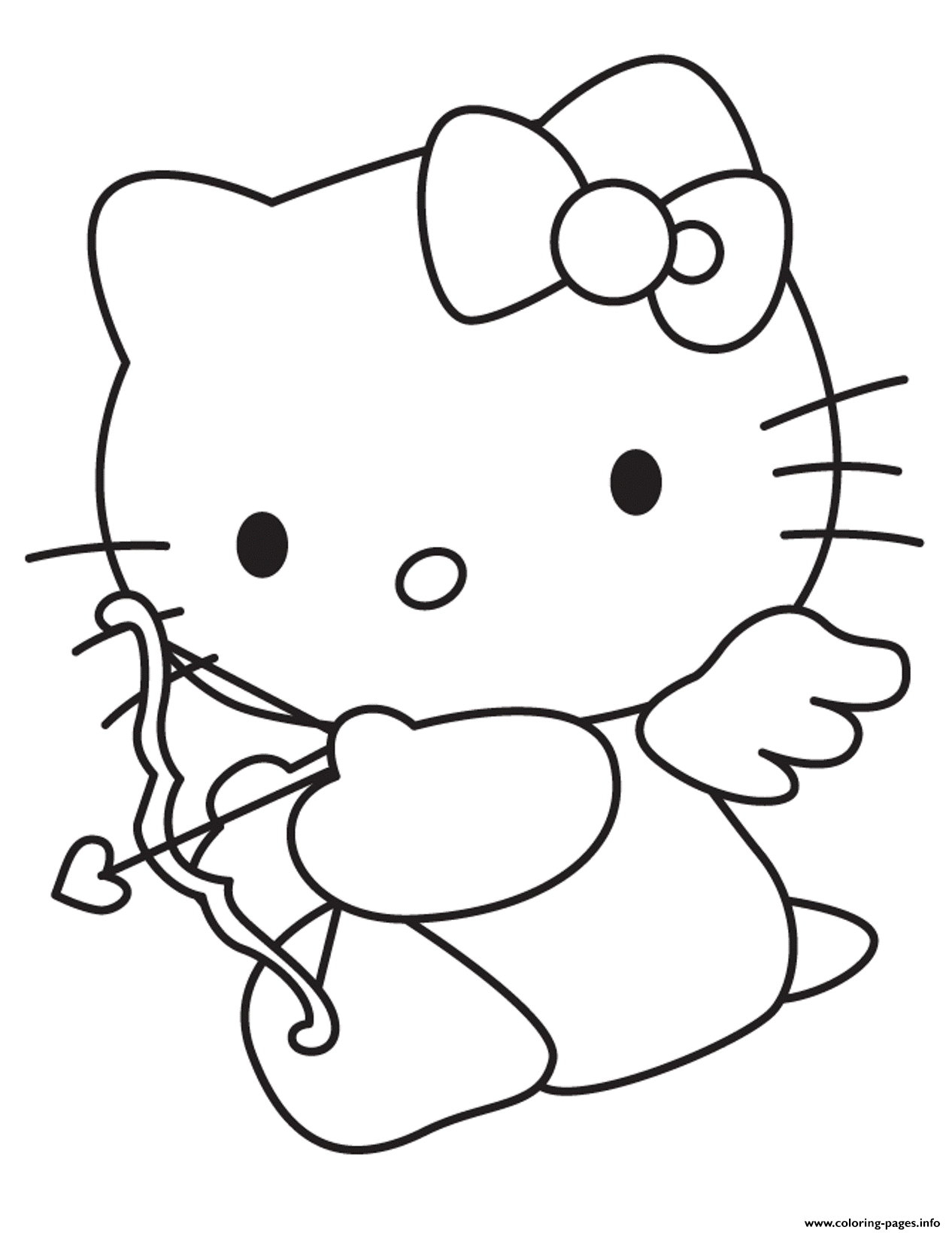 Cupid Coloring Pages 10