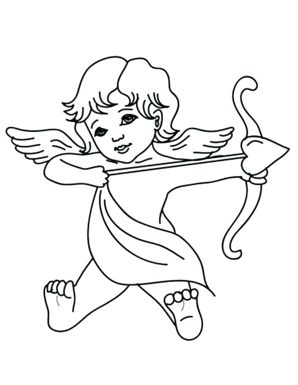 Cupid Coloring Pages 14