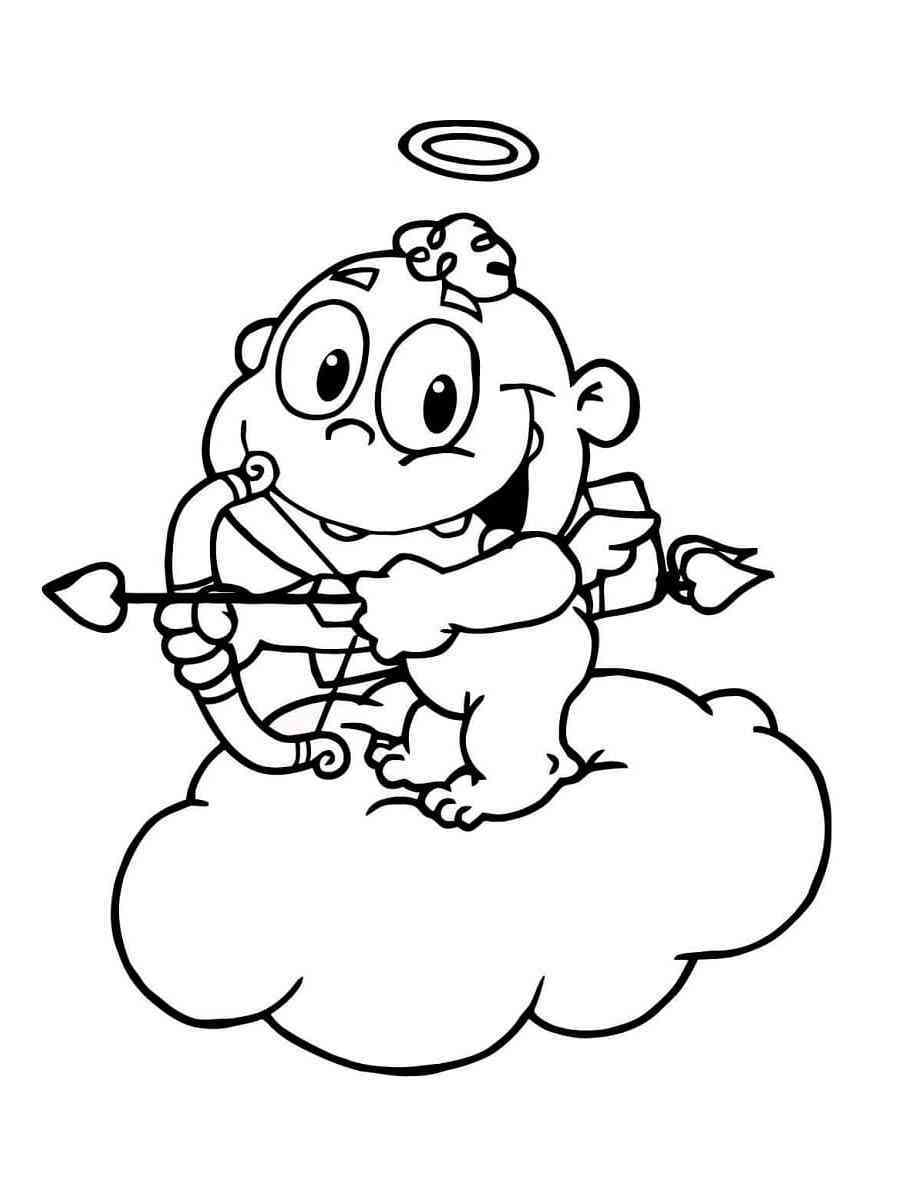 Cupid Coloring Pages 18