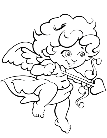 Cupid Coloring Pages 21