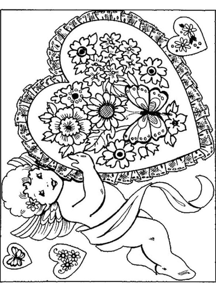 Cupid Coloring Pages 23