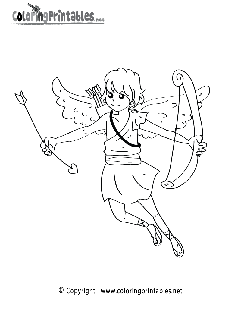 Cupid Coloring Pages 28