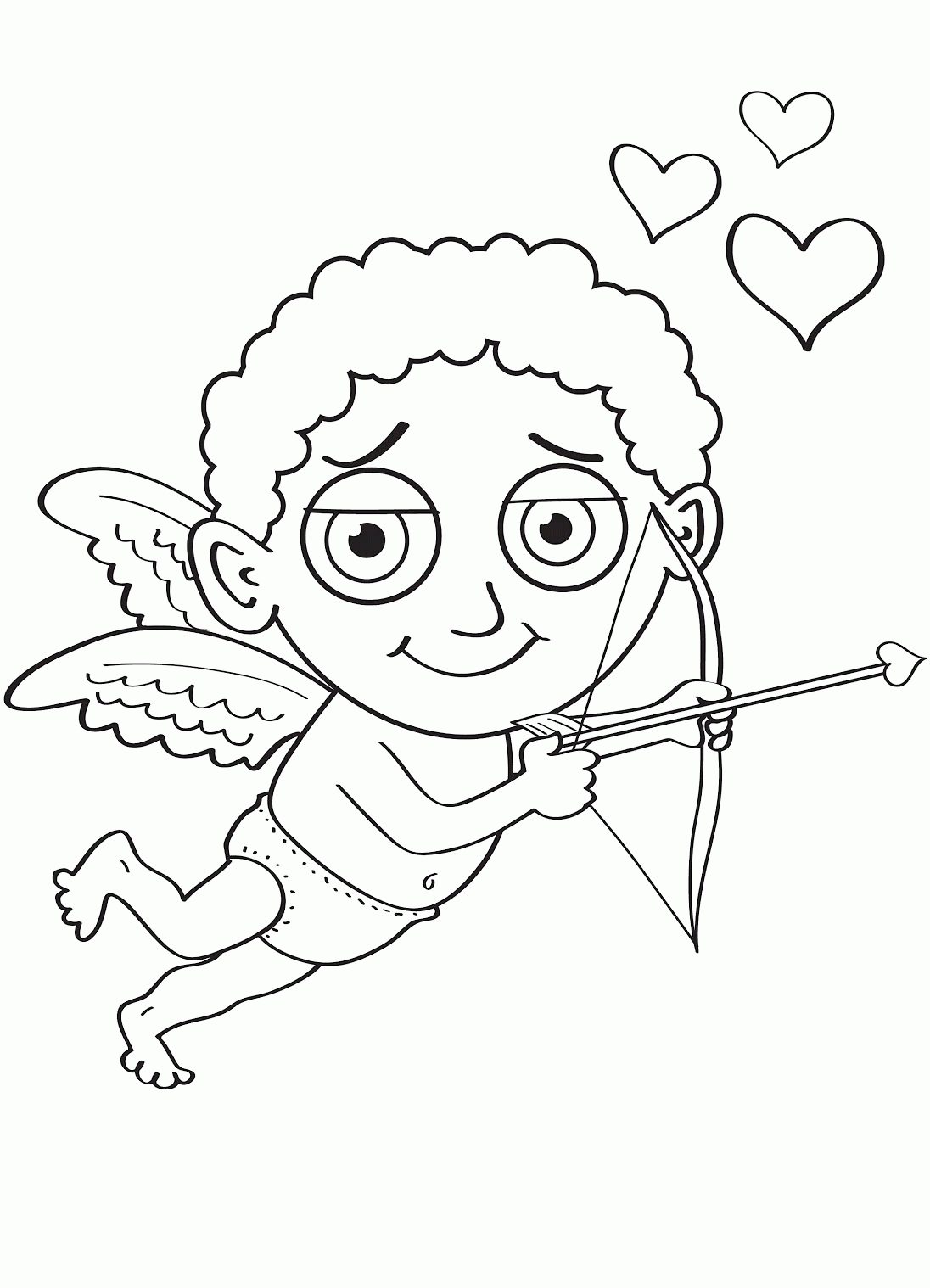 Cupid Coloring Pages 3