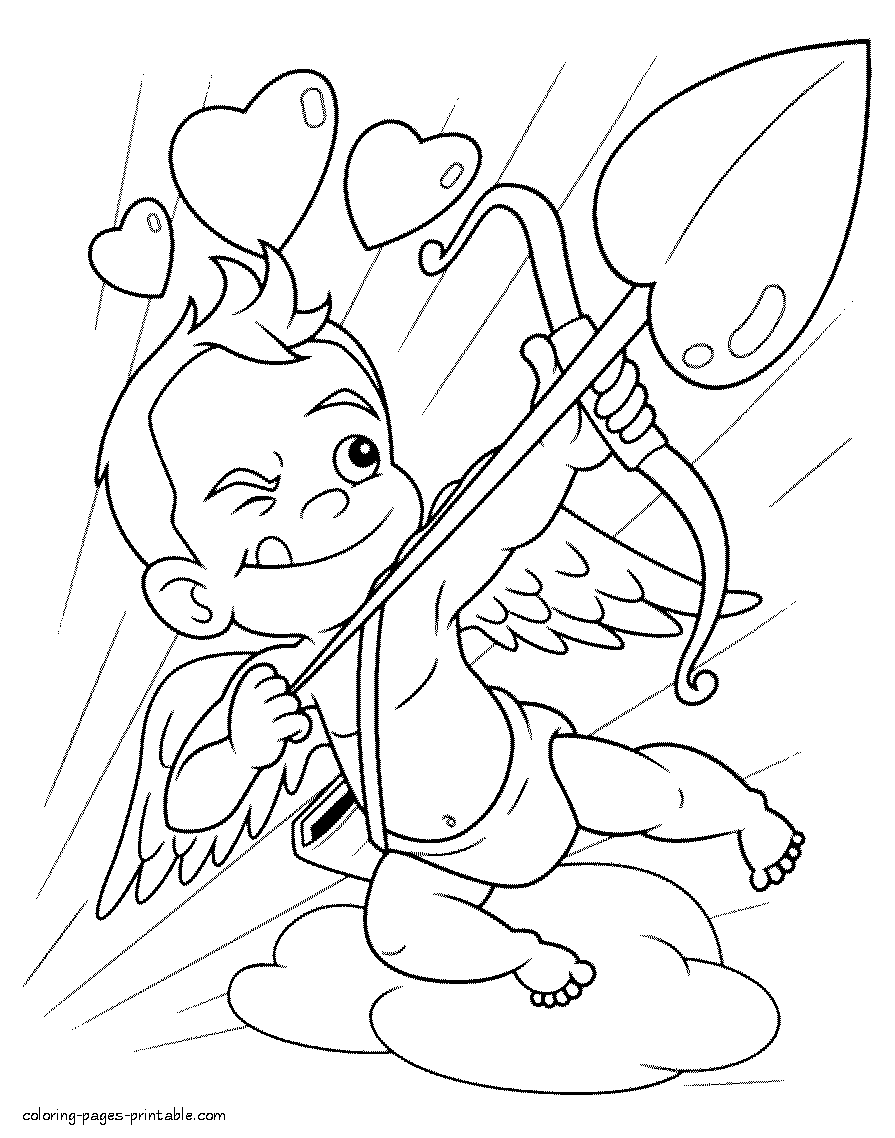 Cupid Coloring Pages 33