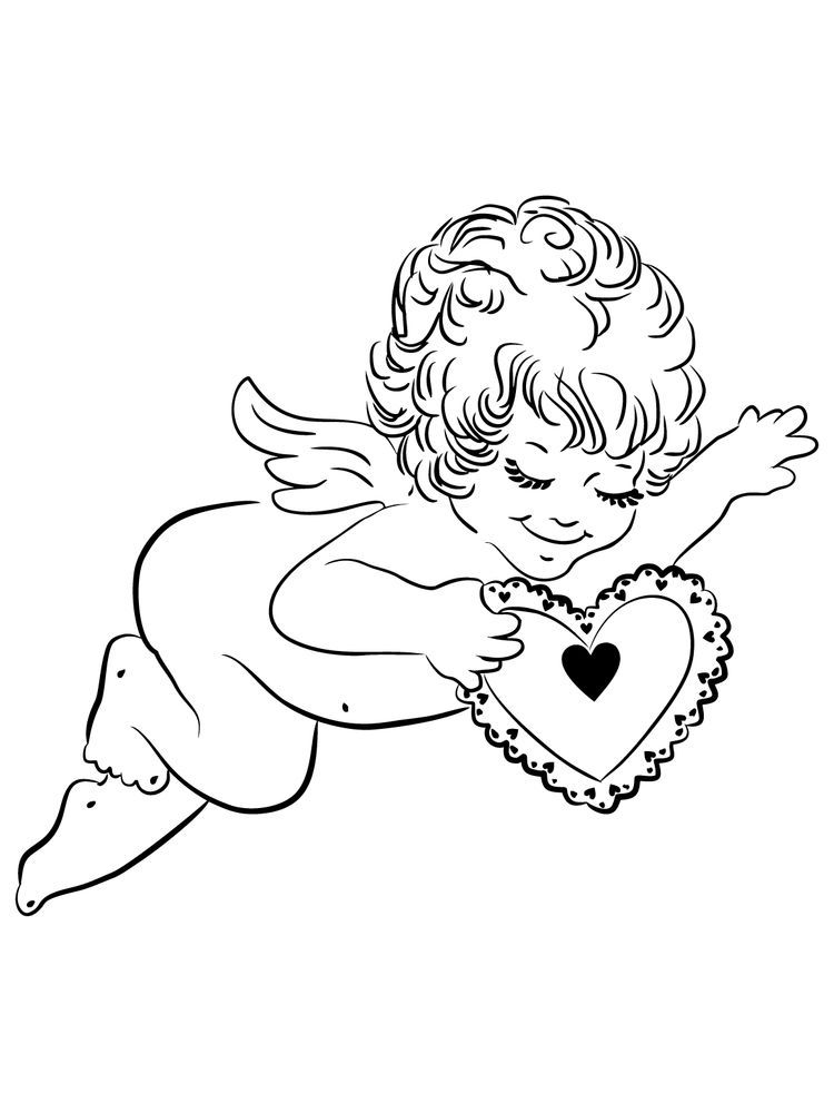 Cupid Coloring Pages 37