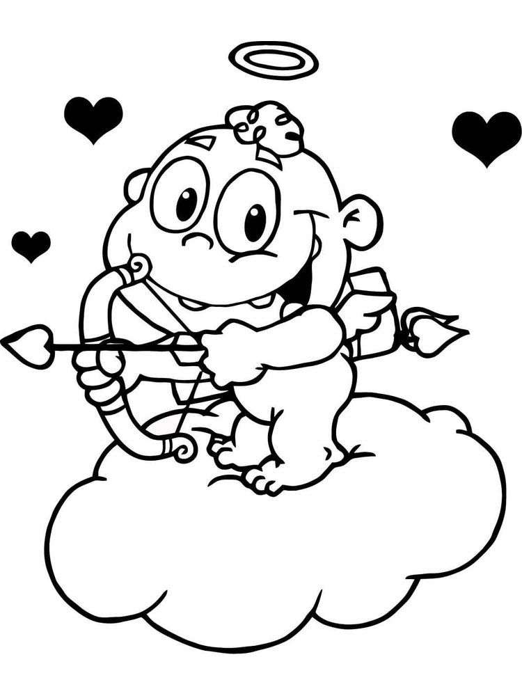 Cupid Coloring Pages 39