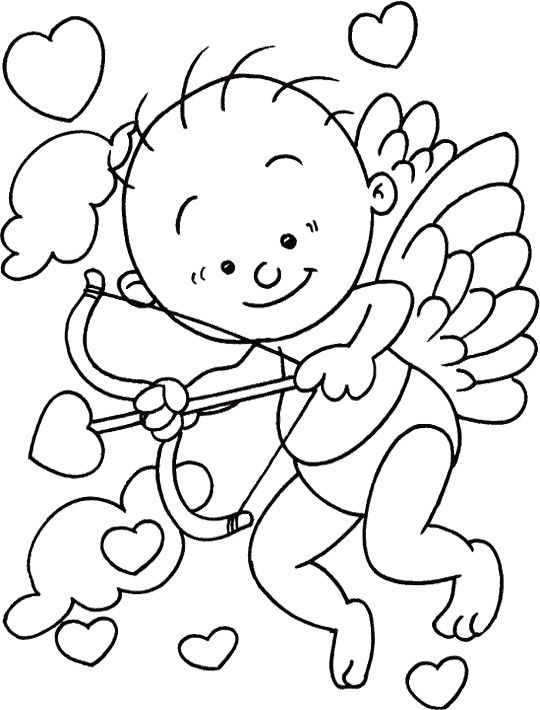 Cupid Coloring Pages 41