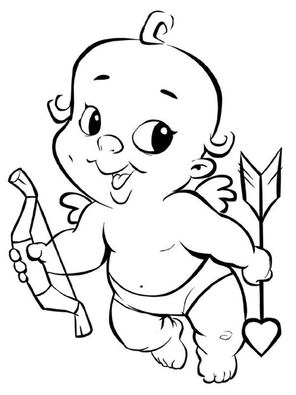 Cupid Coloring Pages 42