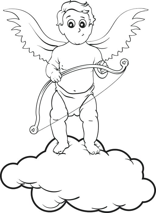 Cupid Coloring Pages 48