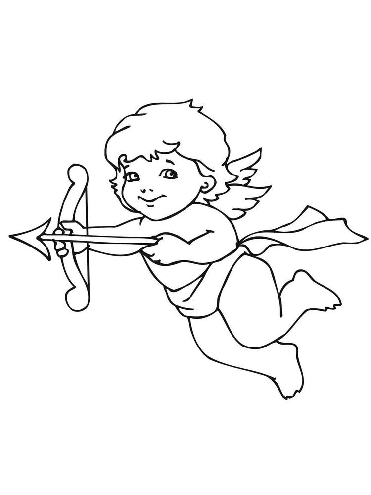 Cupid Coloring Pages 49