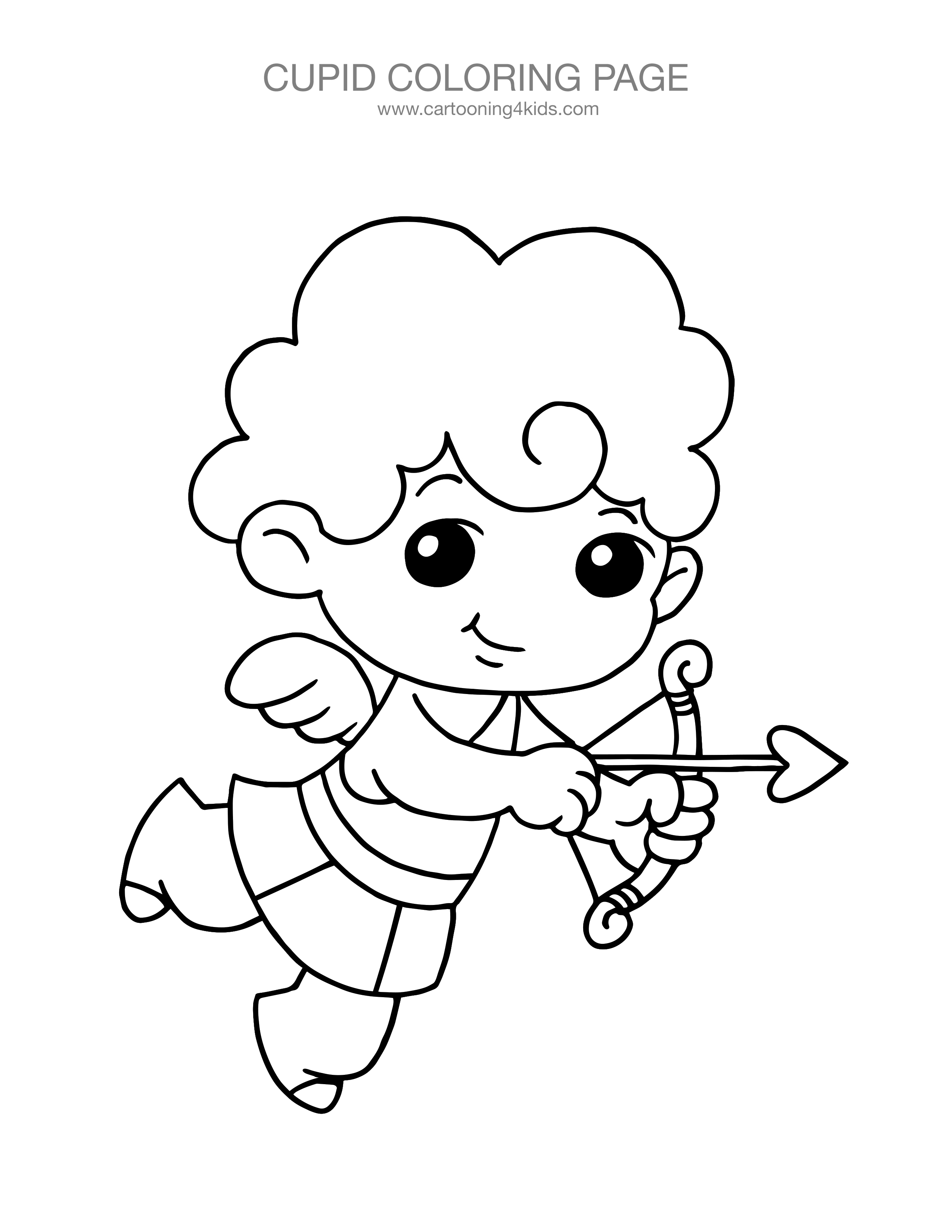 Cupid Coloring Pages 55