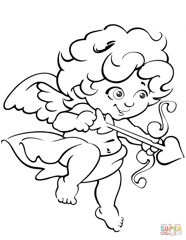 Cupid Coloring Pages 58