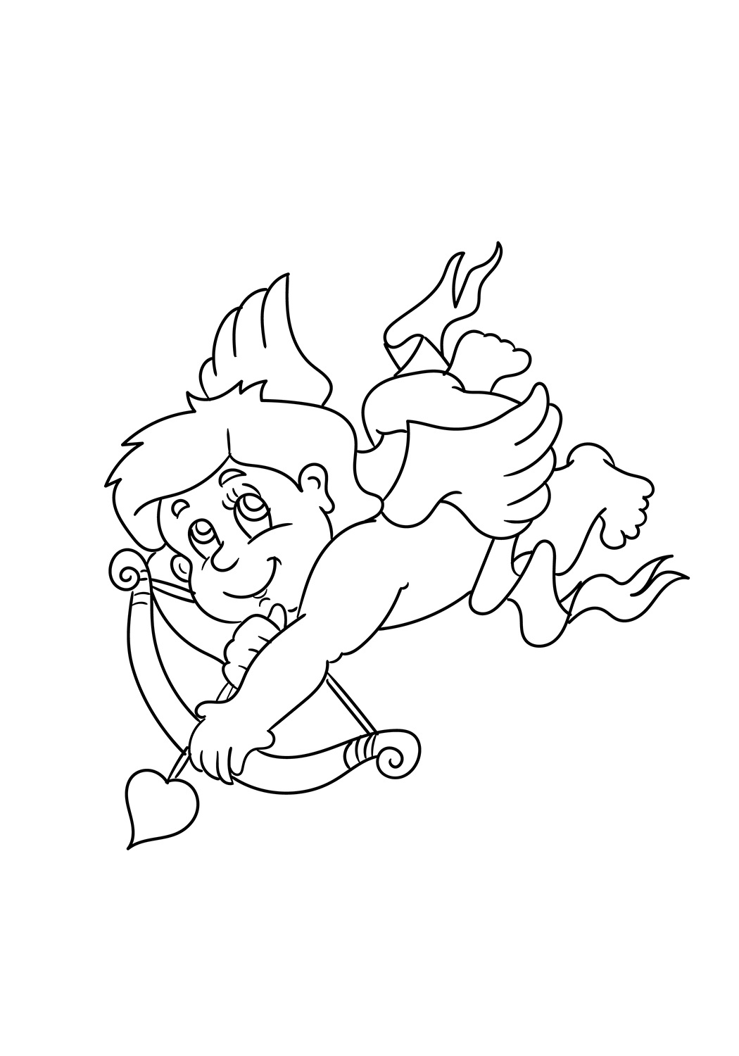 Cupid Coloring Pages 66