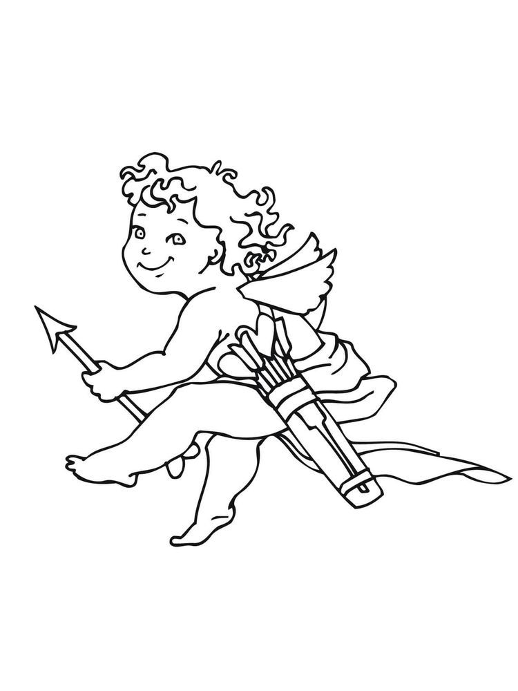 Cupid Coloring Pages 69