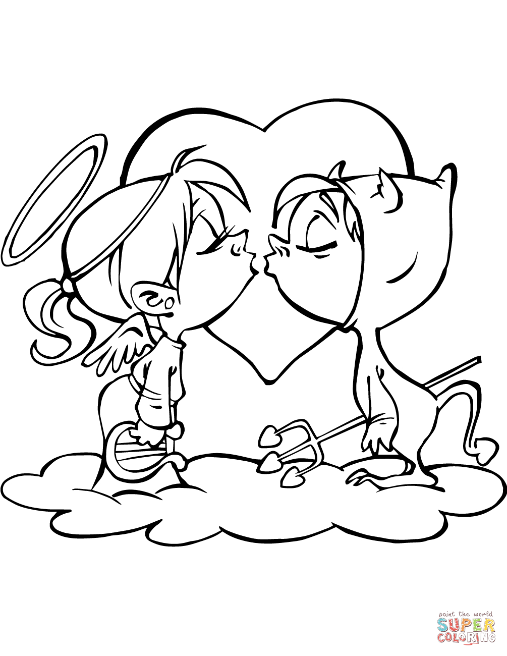 Cupid Coloring Pages 70