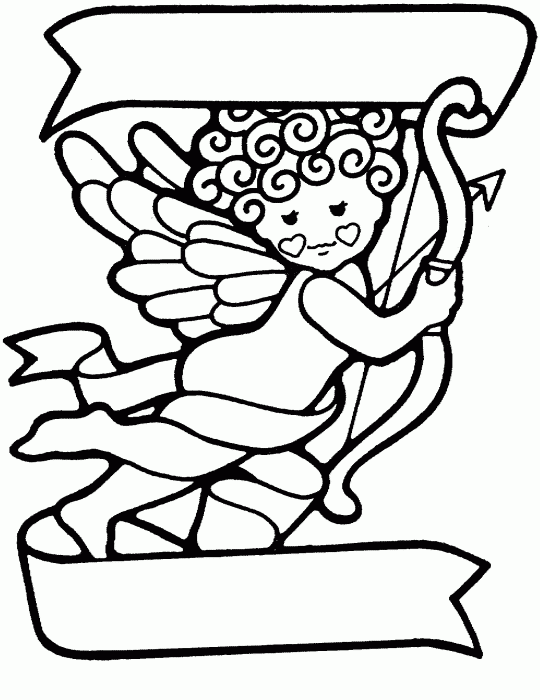 Cupid Coloring Pages 71