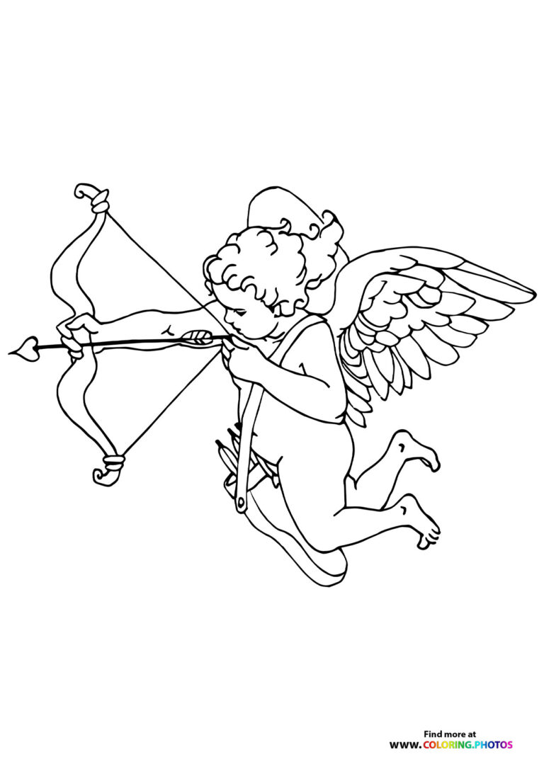 Cupid Coloring Pages 72