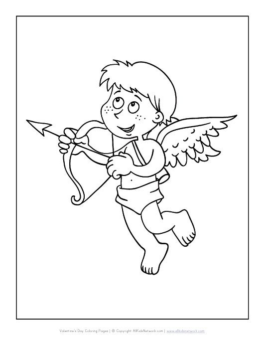 Cupid Coloring Pages 75