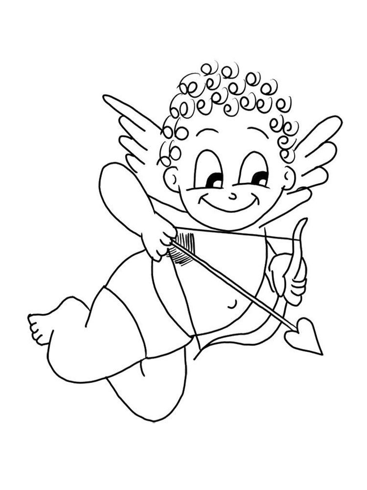 Cupid Coloring Pages 78