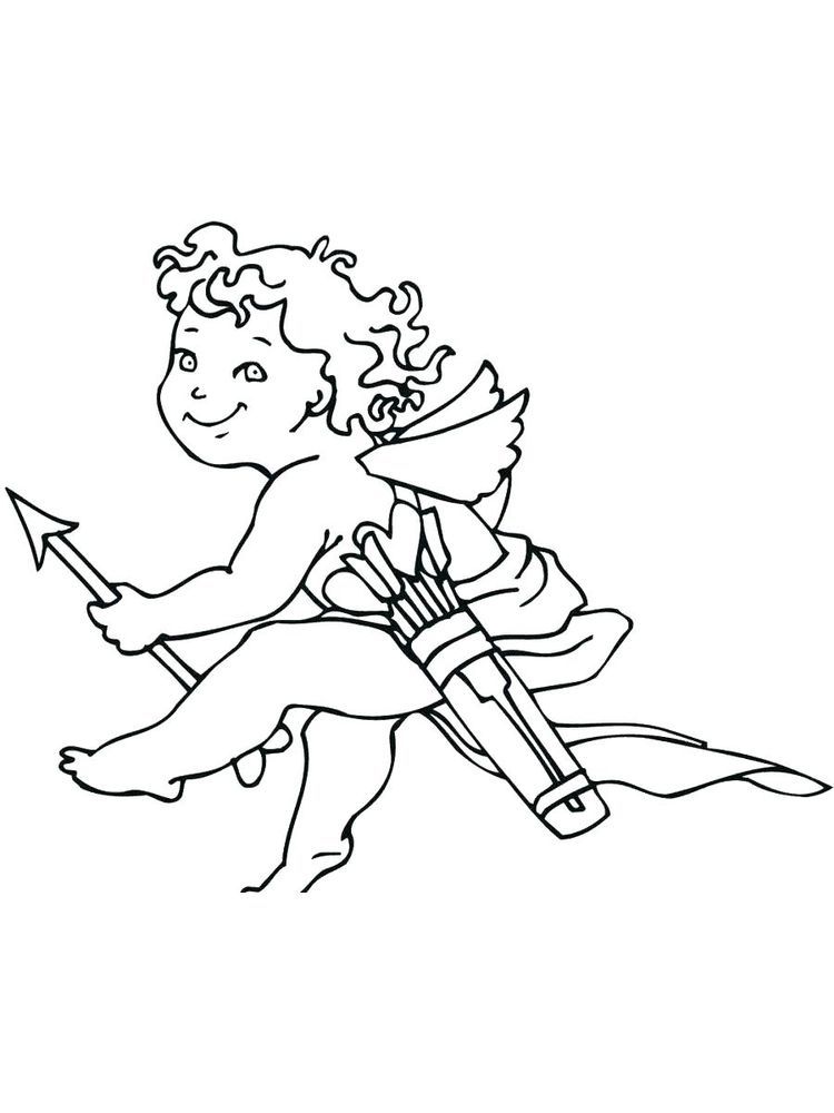 Cupid Coloring Pages 81