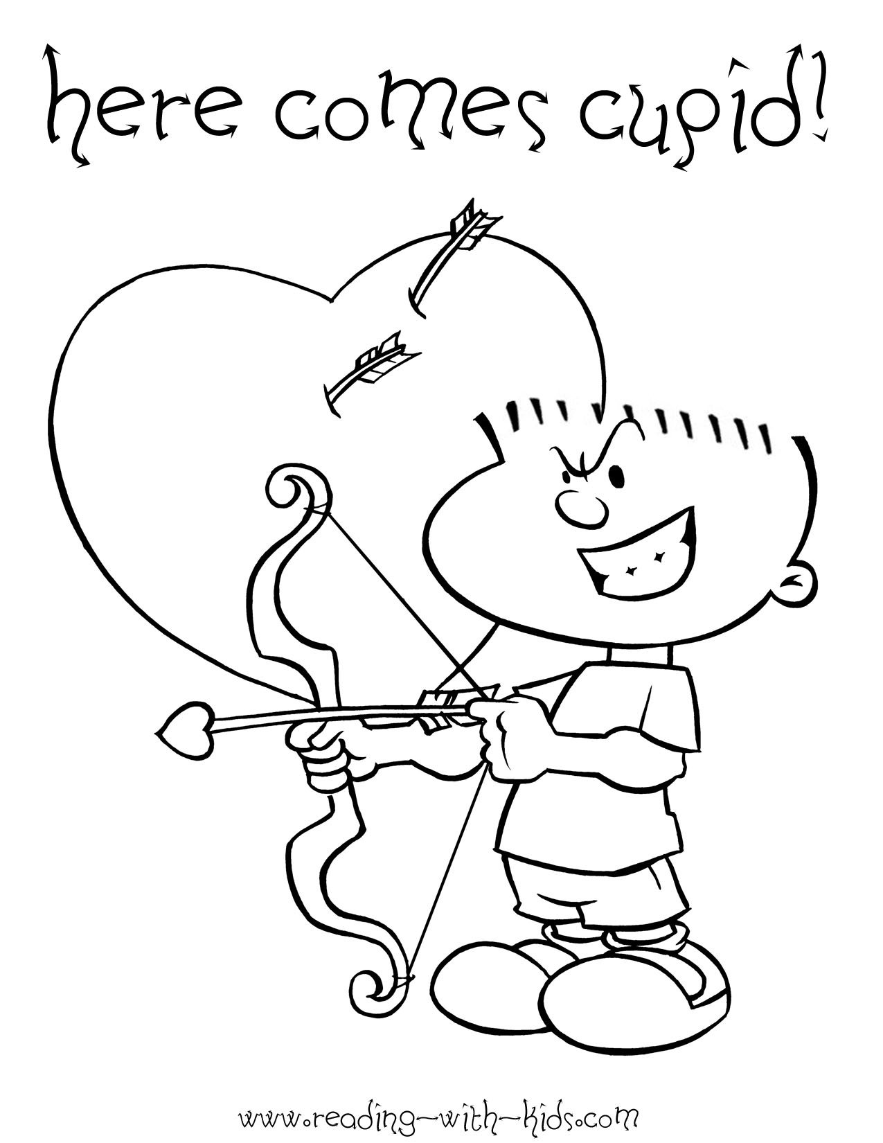 Cupid Coloring Pages 82