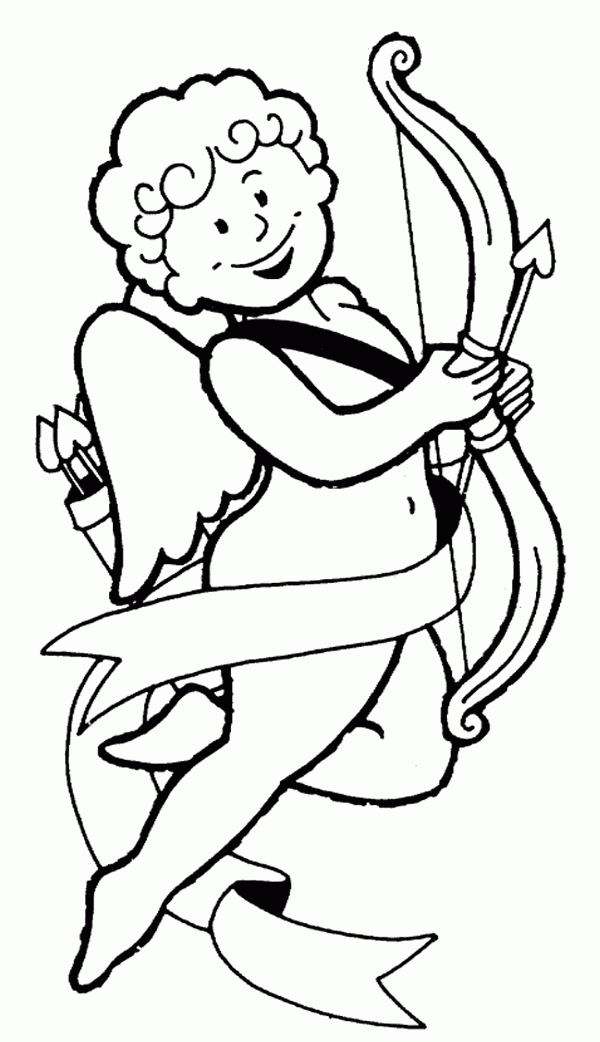 Cupid Coloring Pages 88