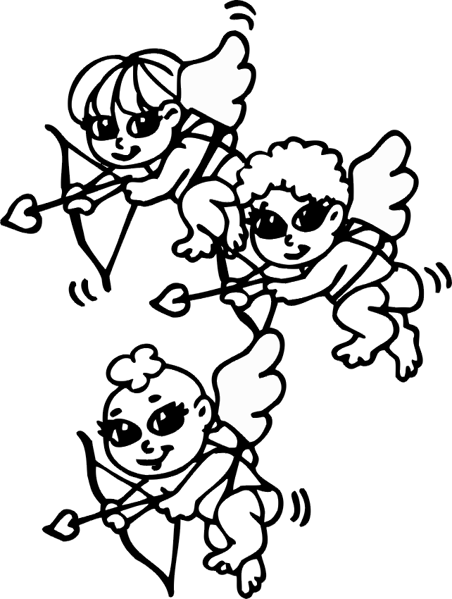 Cupid Coloring Pages 90