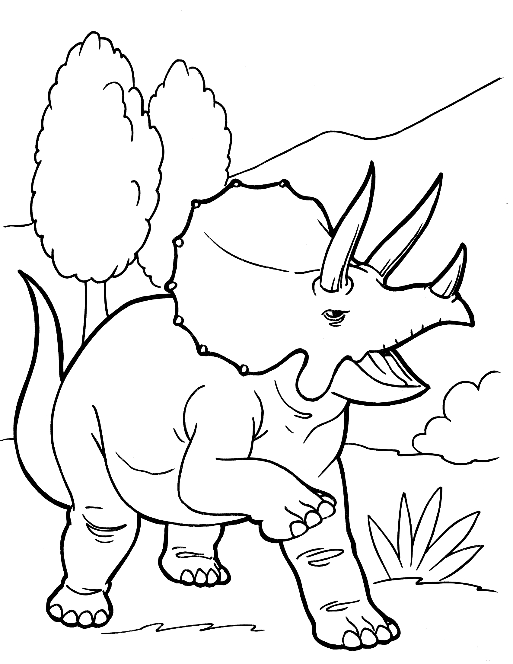 Dinosaur Printable Coloring Page 11