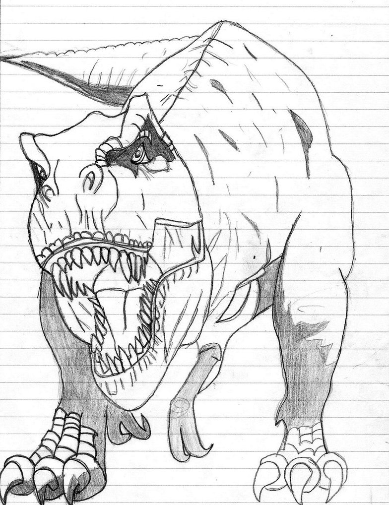 Dinosaur Printable Coloring Page 12