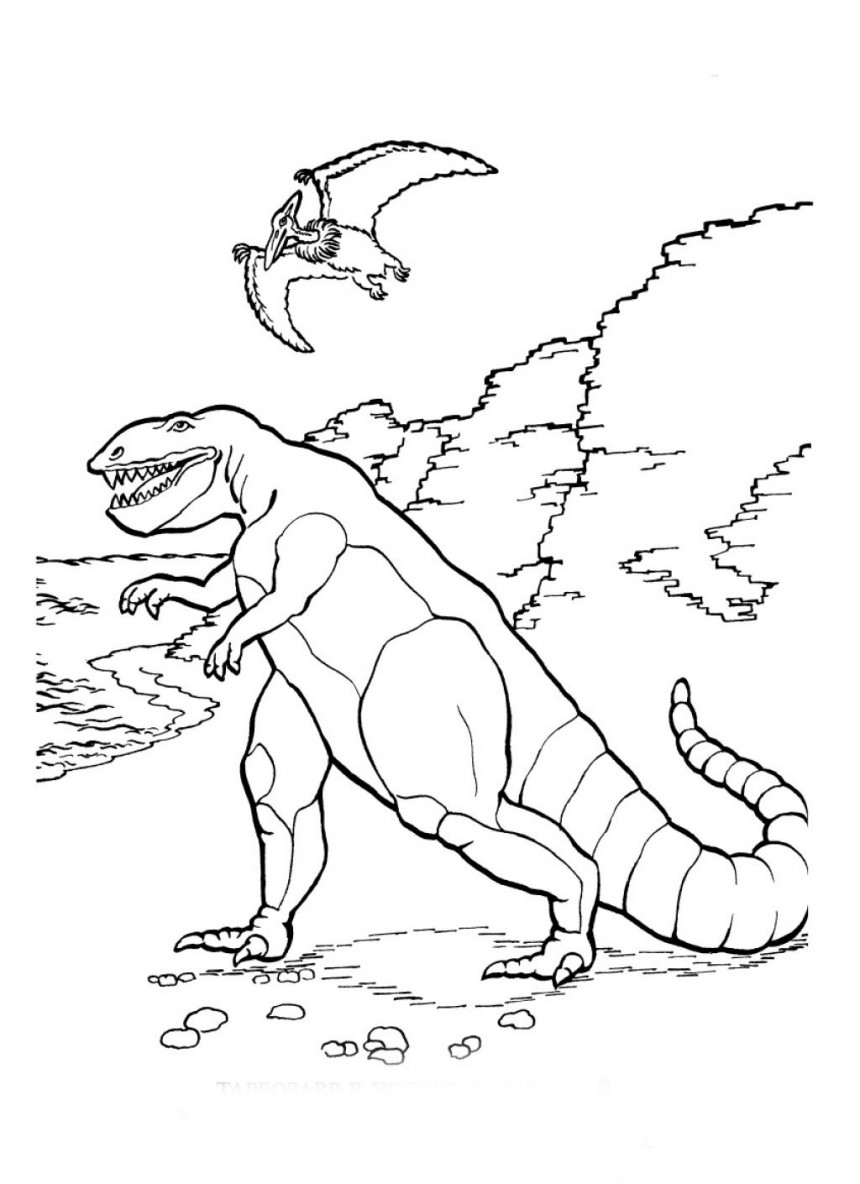 Dinosaur Printable Coloring Page 15