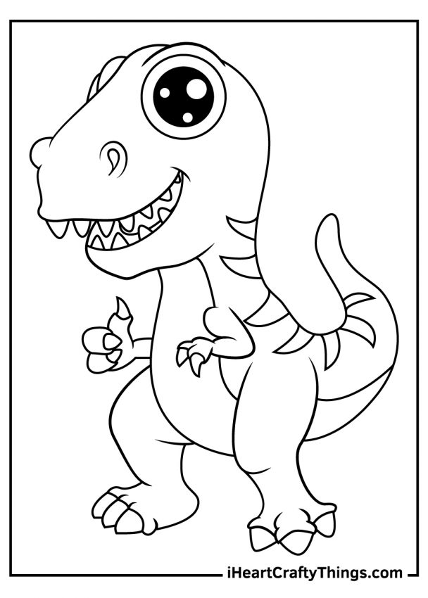 Dinosaur Printable Coloring Page 20