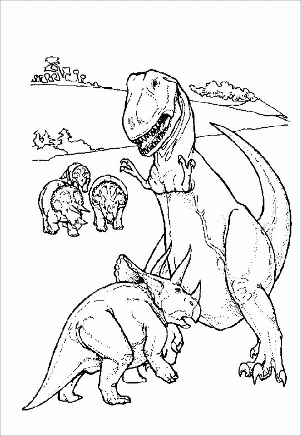 Dinosaur Printable Coloring Page 23