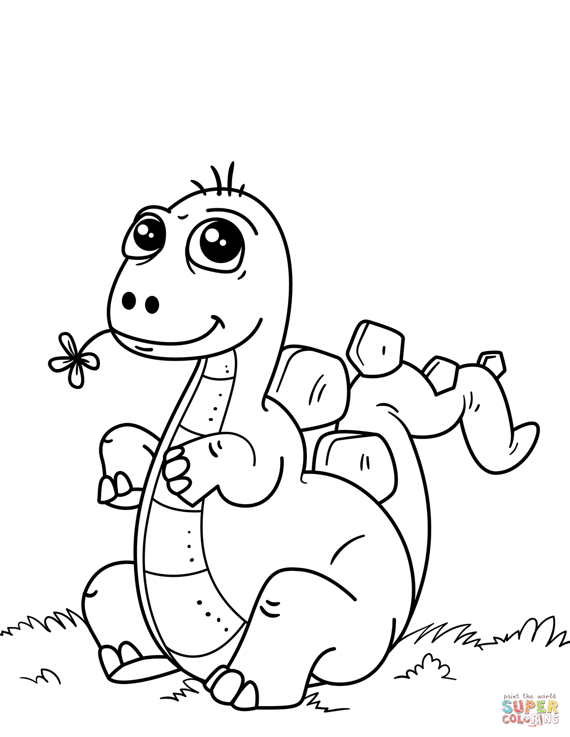 Dinosaur Printable Coloring Page 26