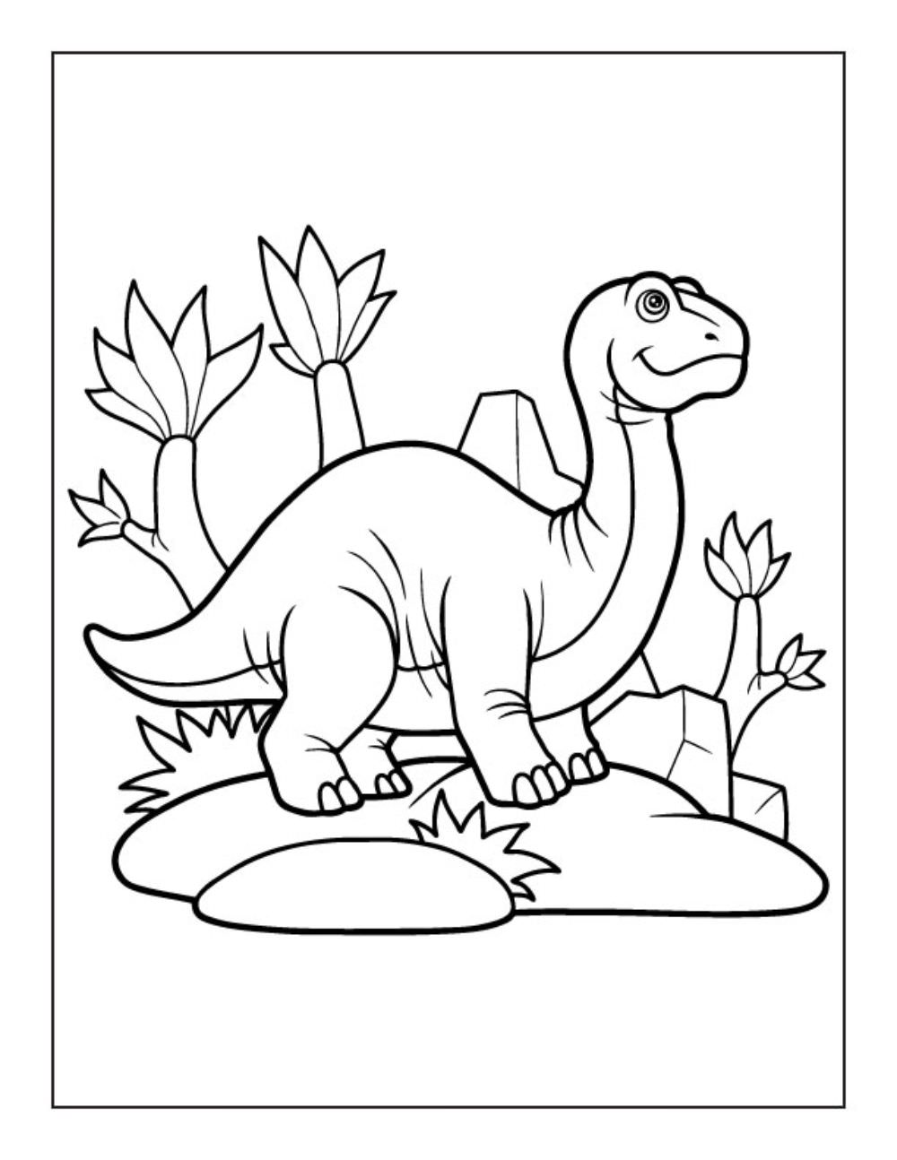 Dinosaur Printable Coloring Page 27