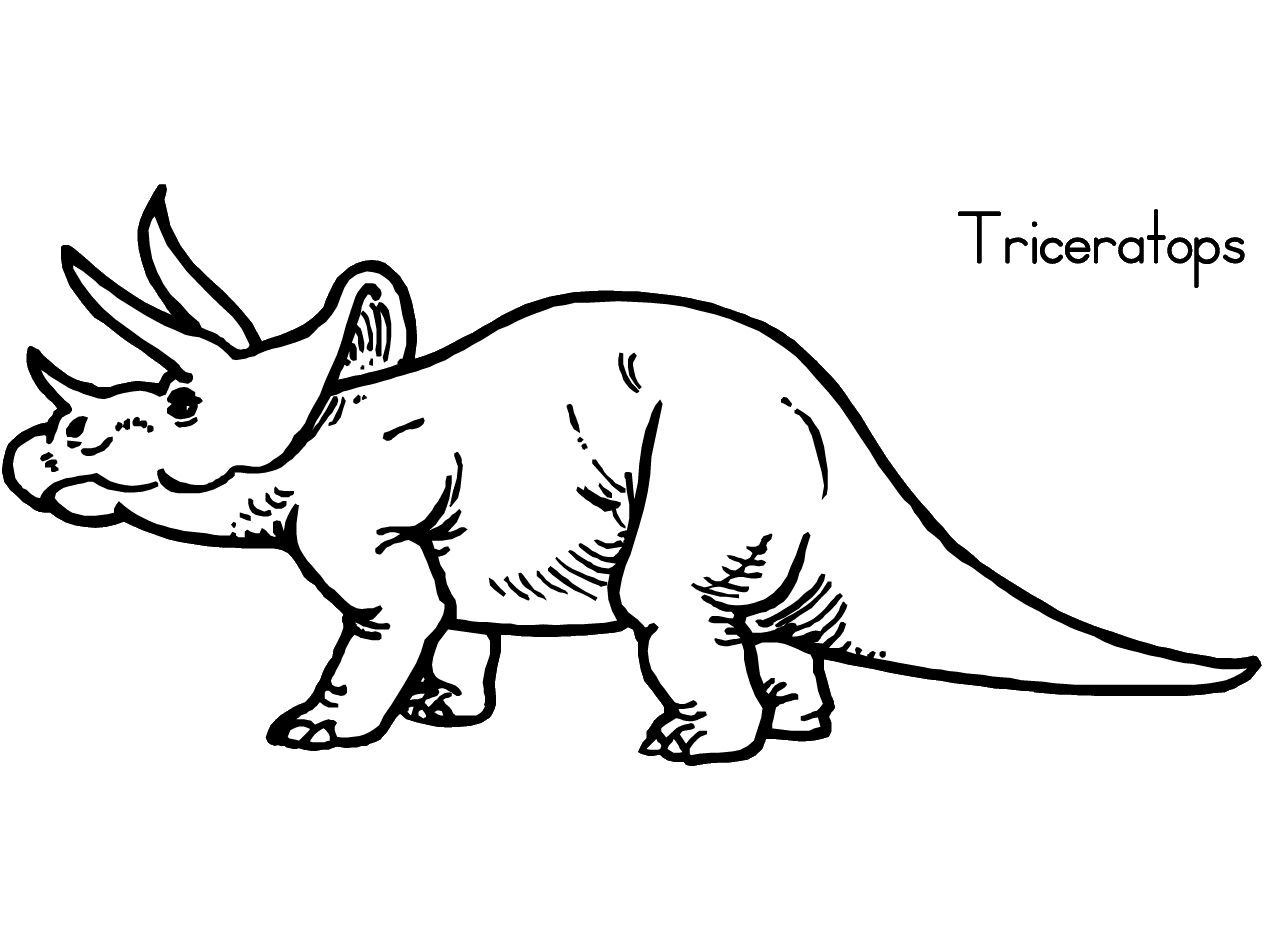 Dinosaur Printable Coloring Page 32