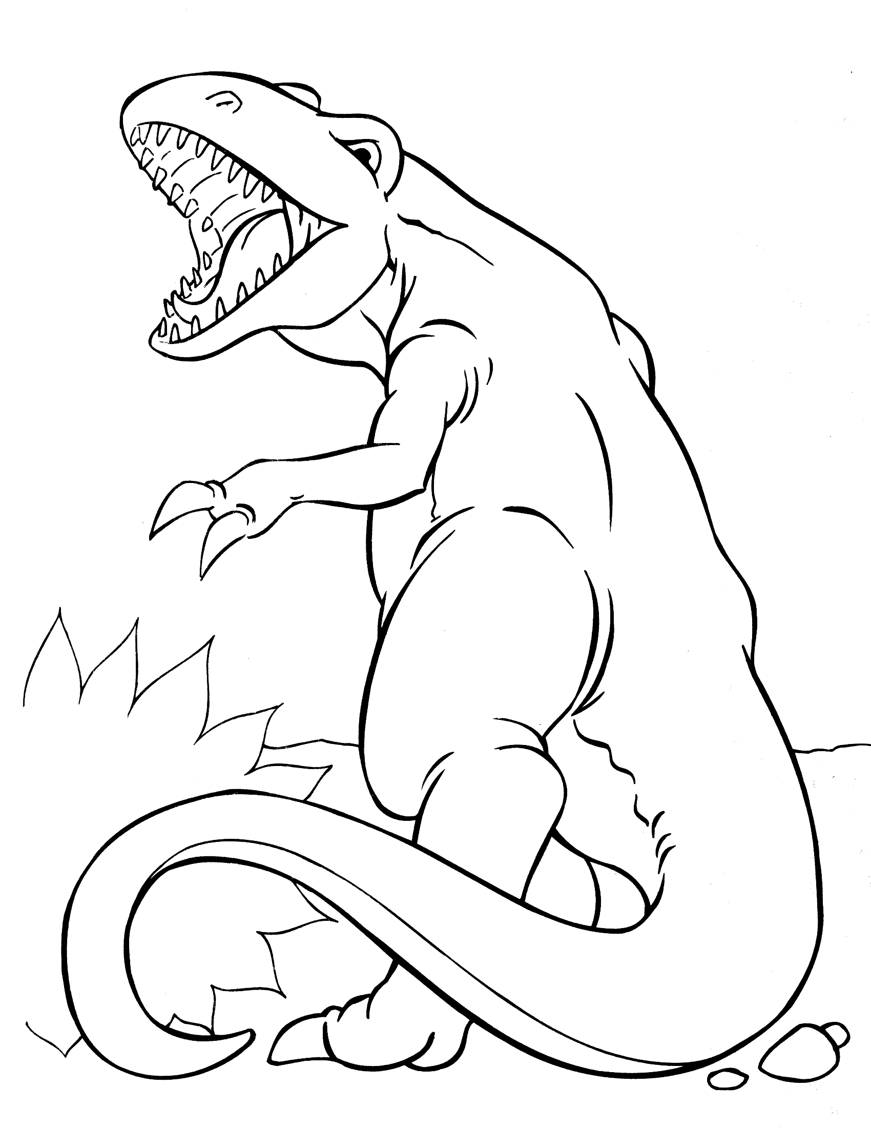 Dinosaur Printable Coloring Page 35