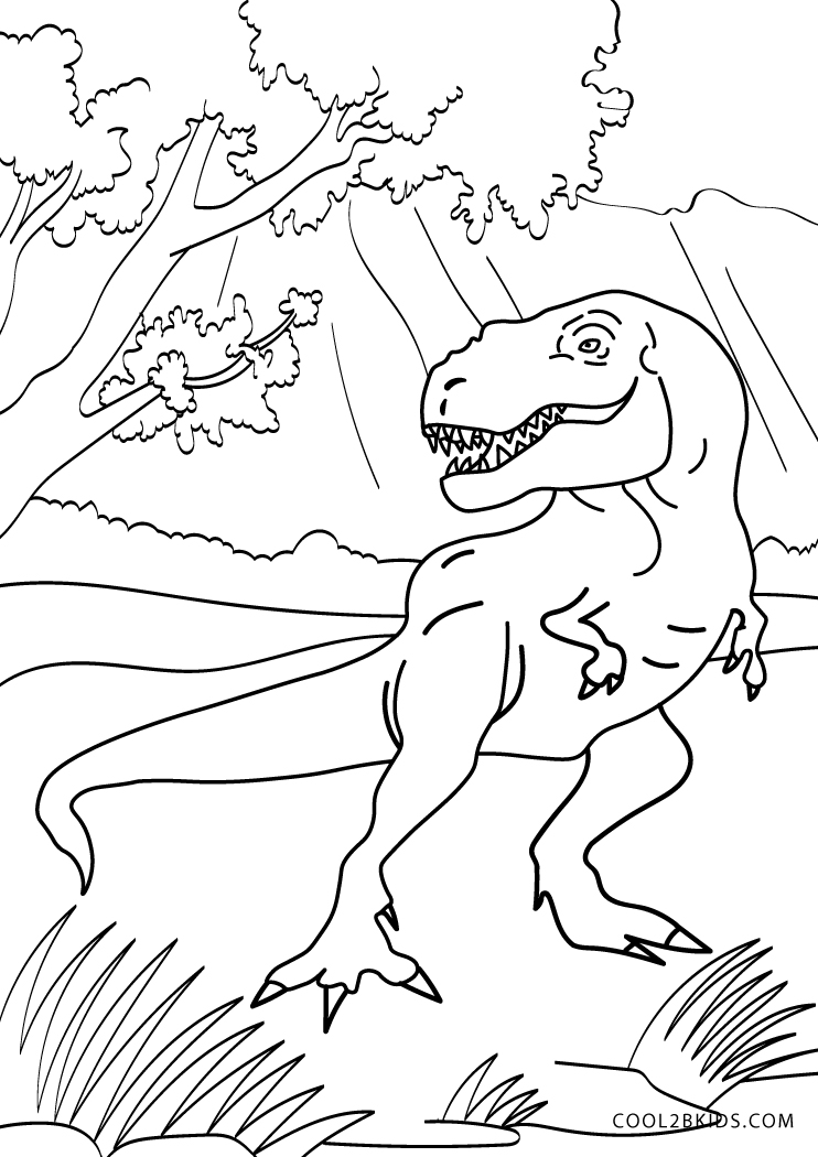 Dinosaur Printable Coloring Page 38